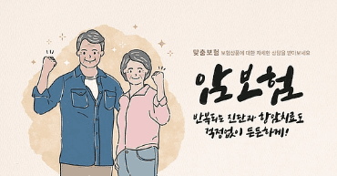 암보험 제대로 비교하는 방법! 보험료 아끼는 가입 노하우